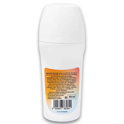 Cosmetic Connection, Perfumed Roll-on Deodorant for Women 50ml - Cosmetic Connection