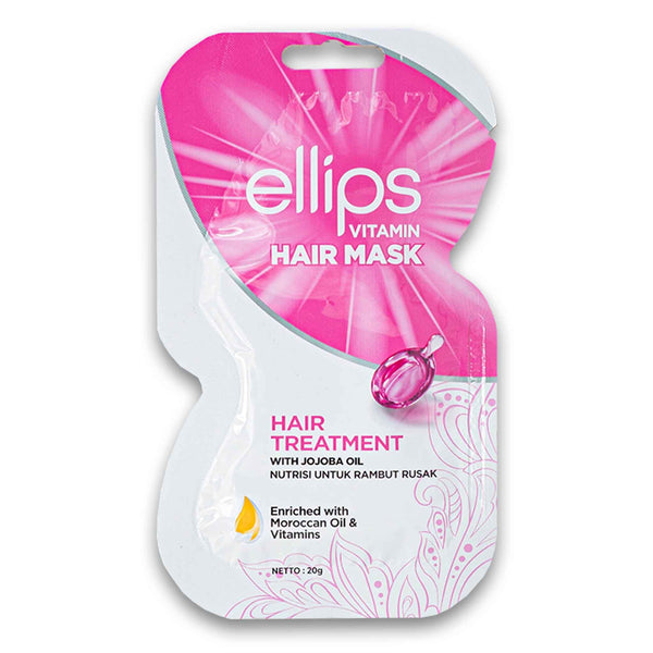 Ellips Hair Vitamin, Hair Treatment Hair Mask with Jojoba Oil Enriched with Moroccan Oil & Vitamins 20g - Cosmetic Connection