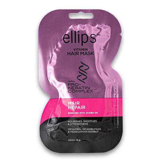 Ellips Hair Vitamin, Hair Repair Hair Mask with Pro-Keratin Complex Enriched with Jojoba Oil 18g - Cosmetic Connection