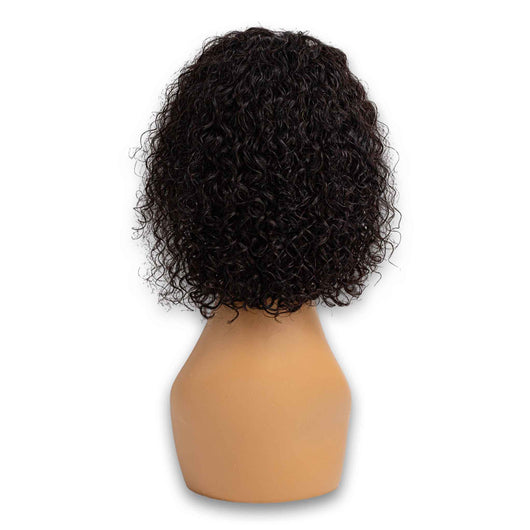 Rose, Brazilian 100% Human Hair Water Wave Wig 10" 13x4 Closure #1 - Mannequin Not Included - Cosmetic Connection