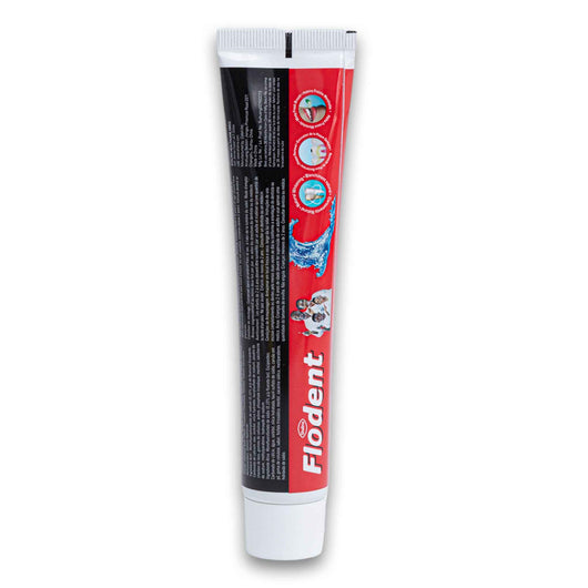 Shalina, Flodent Fluoride Toothpaste with Activated Charcoal Natural Whitening 100g - Cosmetic Connection