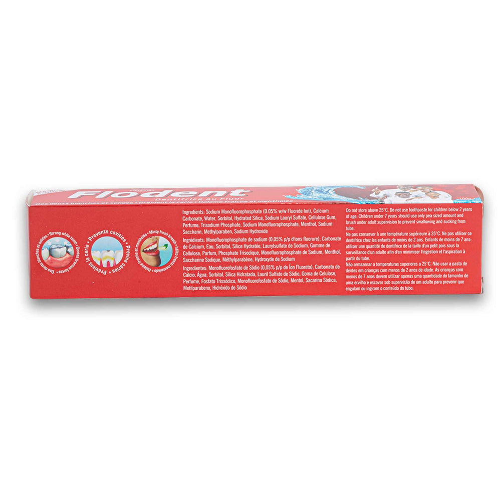 Flodent Original Fluoride Toothpaste Strong White Teeth 100g – Cosmetic ...