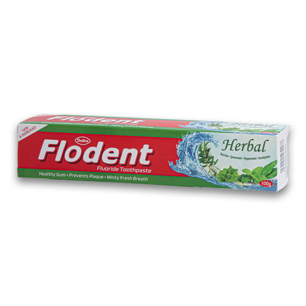 Shalina, Flodent Fluoride Toothpaste Herbal Healthy Gum 100g - Cosmetic Connection