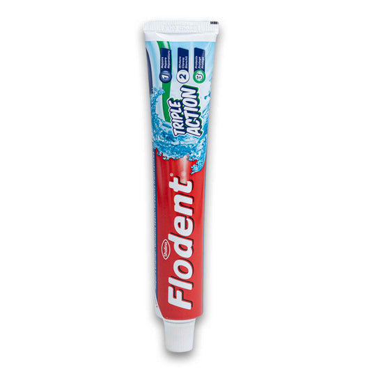 Shalina, Flodent Fluoride Toothpaste Triple Action Repairs Whitens & Protects 100g - Cosmetic Connection