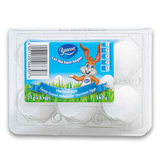 Beacon, Hens Eggs Candy Coated Hollow Milk Chocolate Eggs 162g - Cosmetic Connection