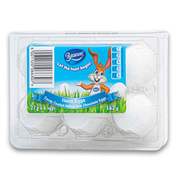 Beacon, Hens Eggs Candy Coated Hollow Milk Chocolate Eggs 162g - Cosmetic Connection