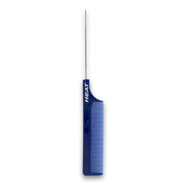 Heat Hair Tools, Professional Precision Hair Fine Tooth Comb with Sectioning & Styling Steel Tail - Cosmetic Connection