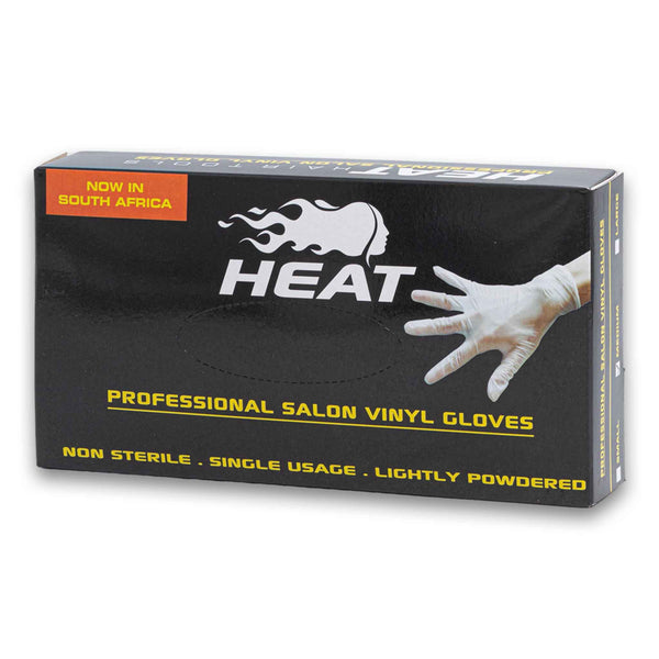 Heat Hair Tools, Professional Salon Vinyl Gloves Medium 50 Pack - Cosmetic Connection