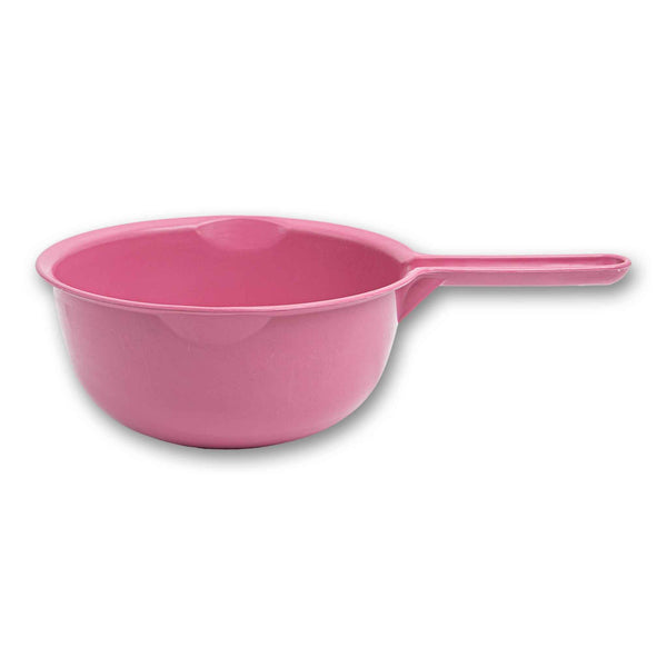 Plastic Wash Basin Long Handle with Spout for Easy Pouring - Assorted Colour