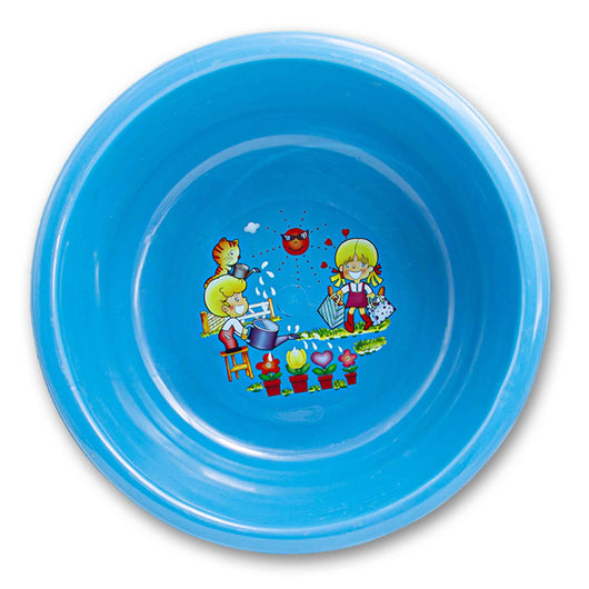Home-DA, Plastic Wash Basin 47cm - Cartoon Print Assorted Colour - Cosmetic Connection