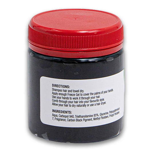 Cosmetic Connection, Freeze Gel Super Black Non-flaking Superhold 100g - Cosmetic Connection