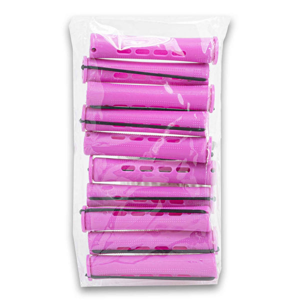 Plastic Perm Rods Set Purple 1.9cm x 8.3cm 10 Piece