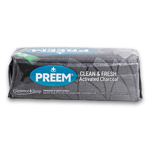 Preem, Hygiene Fresh Body Soap Clean & Fresh Activated Charcoal 175g - Cosmetic Connection