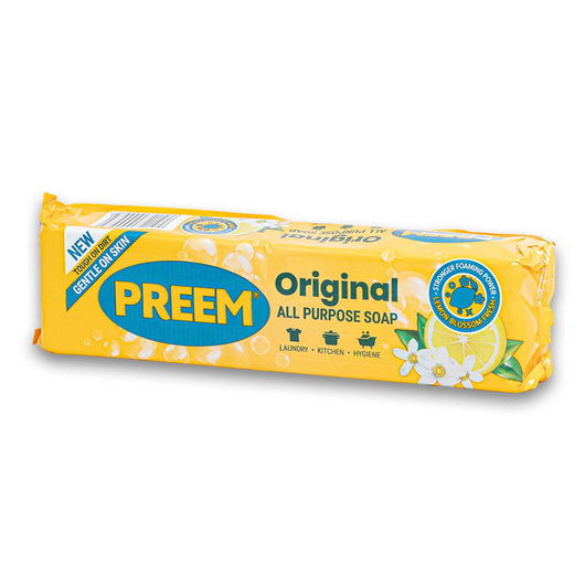 Preem, All Purpose Original Soap Gentle on Skin Tough on Dirt 2 x 250g - Cosmetic Connection
