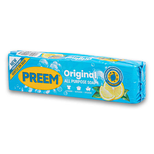 Preem, All Purpose Original Soap Gentle on Skin Tough on Dirt 2 x 250g - Cosmetic Connection