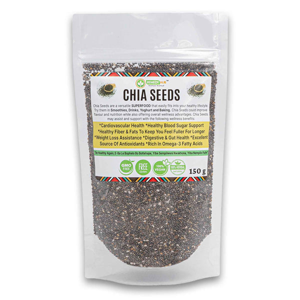 Remedy Hub, Chia Seeds Versatile Superfood 150g - Cosmetic Connection