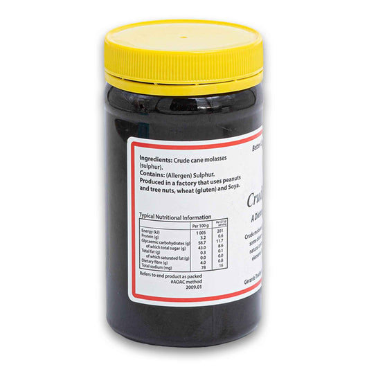 Bodicare, Crude Black Molasses a Dietary Supplement for Young and Old 500g - Cosmetic Connection