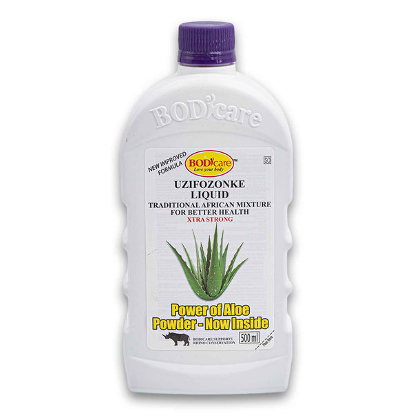 Bodicare, Uzifozonke Liquid Traditional African Mixture for Better Health Power of Aloe 500ml - Cosmetic Connection
