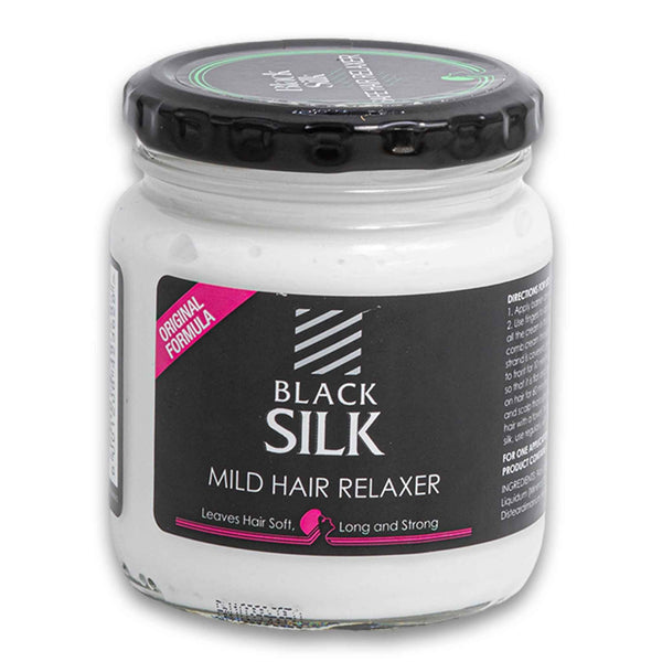 Black Silk, Mild Hair Relaxer Leaves Hair Soft Long & Strong 225ml - Cosmetic Connection