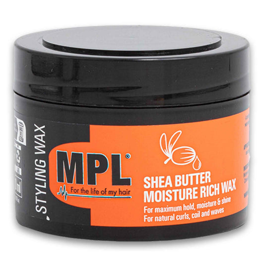 MPL, Shea Butter Moisture Rich Styling Wax for Maximum Hold Moisture & Shine 100ml - Cosmetic Connection