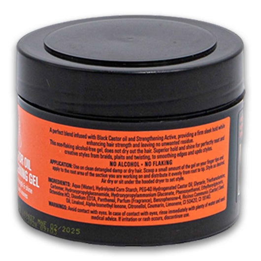 MPL, Black Castor Oil Strengthening Styling Gel for Maximum Hold Strength & Shine 100ml - Cosmetic Connection