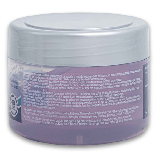 Stylin Dredz, Styling Gel with Panthenol & Wheat Protein Non-flaking Shine Boost 250ml - Cosmetic Connection