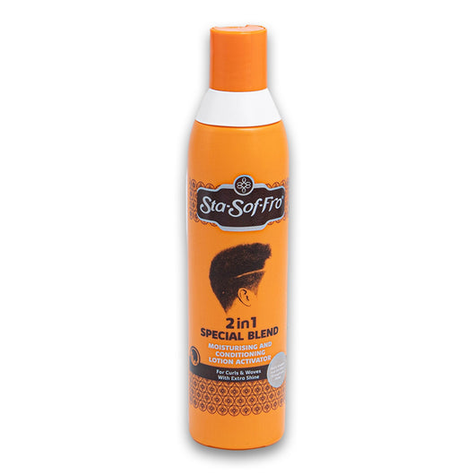 Sta-Sof-Fro, Special Blend 2 in 1 Moisturising and Conditioning Lotion Activator for Curls & Waves 250ml - Cosmetic Connection