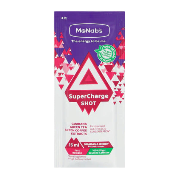 SuperCharge Shot Fast Release Guarana Berry Flavour 15ml