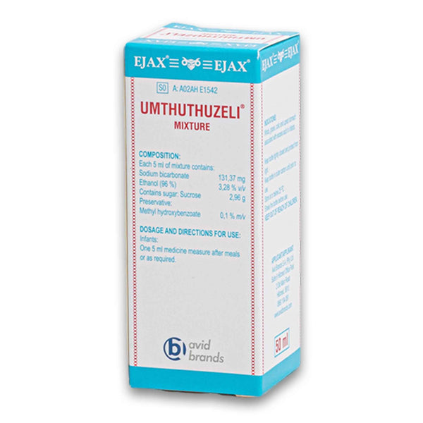 Umthuthuzeli Mixture for Baby Winds Gripes or Colic 50ml