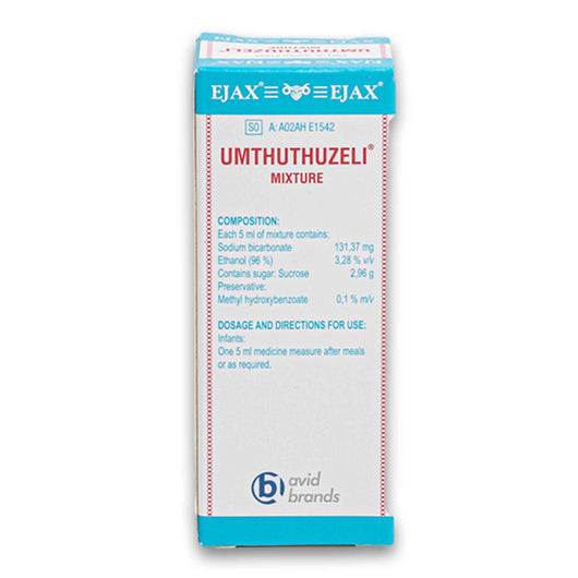 Ejax, Umthuthuzeli Mixture for Baby Winds Gripes or Colic 50ml - Cosmetic Connection