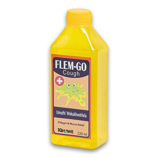 Flem-go Cough Syrup Umuthi Wokukhwehlela Mucus Relief 220ml