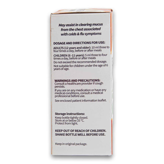 Flem-go Cough Syrup Umuthi Wokukhwehlela Mucus Relief – Cosmetic Connection