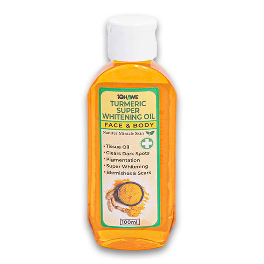 iQhawe, Turmeric Super Whitening Oil for Face & Body Natures Miracle Skin 100ml - Cosmetic Connection