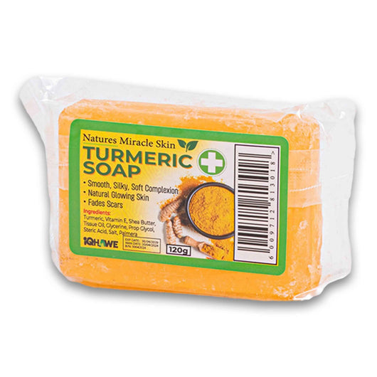 iQhawe, Turmeric Soap Natures Miracle Skin 120g - Cosmetic Connection