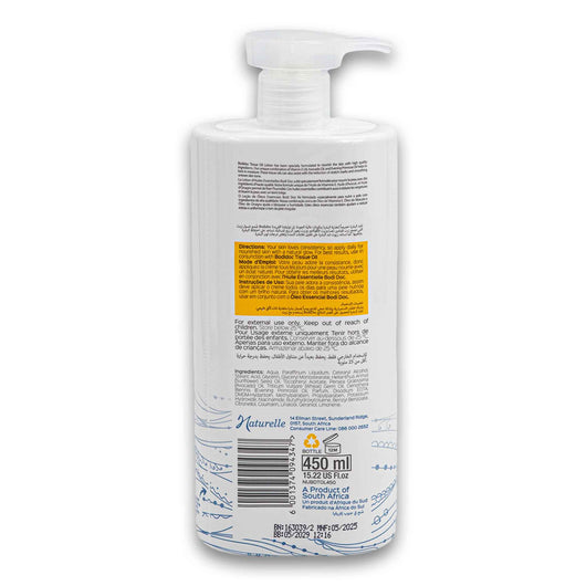 Bodidoc, Tissue Oil Lotion with Avocado Oil Vitamin E and Evening Primrose Oil 450ml - Cosmetic Connection