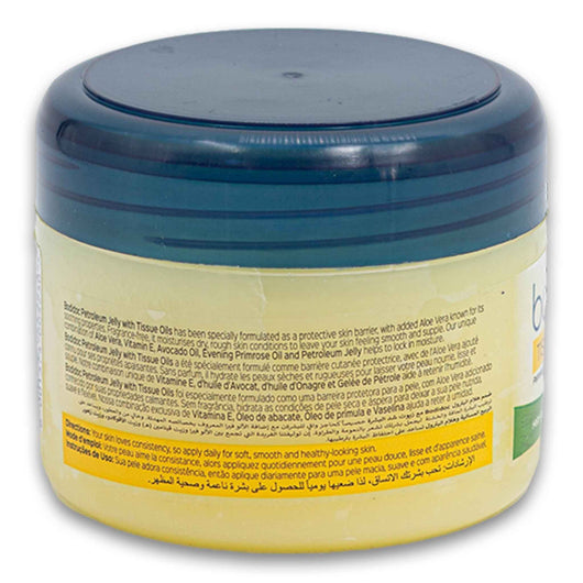 Bodidoc, Tissue Oil Petroleum Jelly with Vitamin E & Aloe Vera Moisture & Protect 250ml - Cosmetic Connection