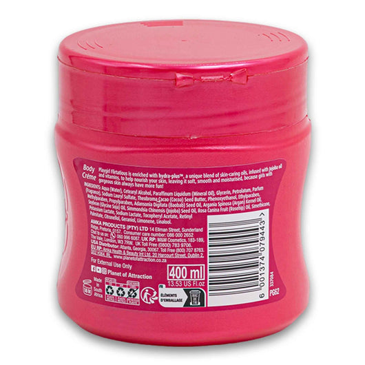 Playgirl, Flirtatious Body Cream 5 Oil Hydra-plus & Jojoba Oil 48H Moisture 400ml - Cosmetic Connection