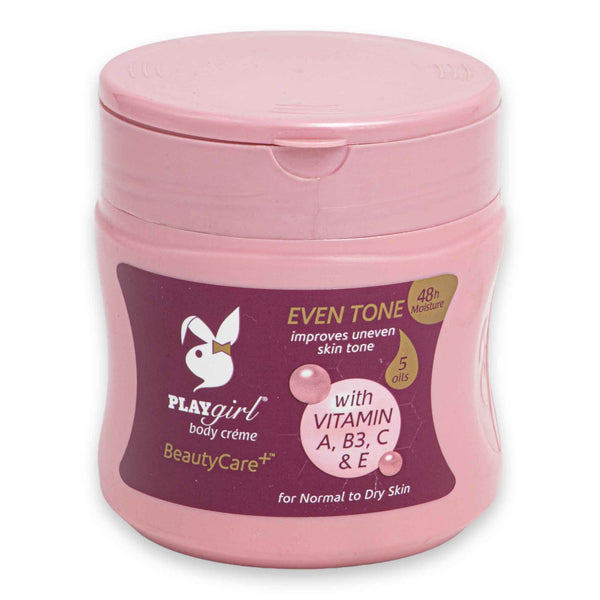 BeautyCare+ Even Tone Body Creme 400ml | Enriched with Vitamins A B3 C & E + 5 Oils – 48h Moisture for Normal to Dry Skin