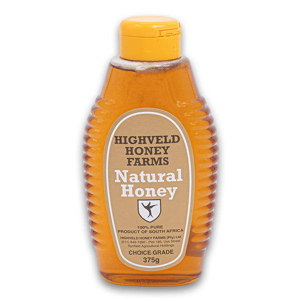 Highveld Honey Farms, Natural Macadamia Honey 100% Pure Choice Grade 375g - Cosmetic Connection