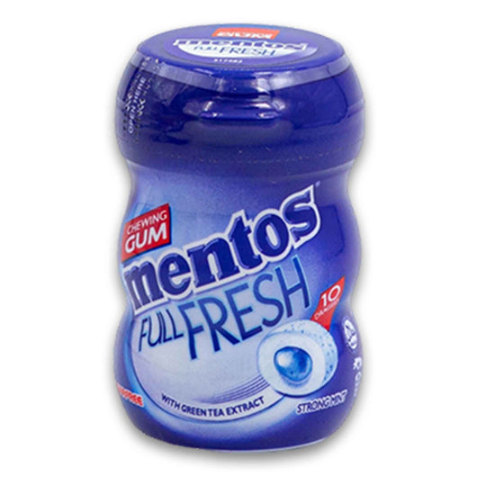 Mentos, Full Fresh Strong Mint with Green Tea Extract Chewing Gum Sugar-free 10 Pack - Cosmetic Connection
