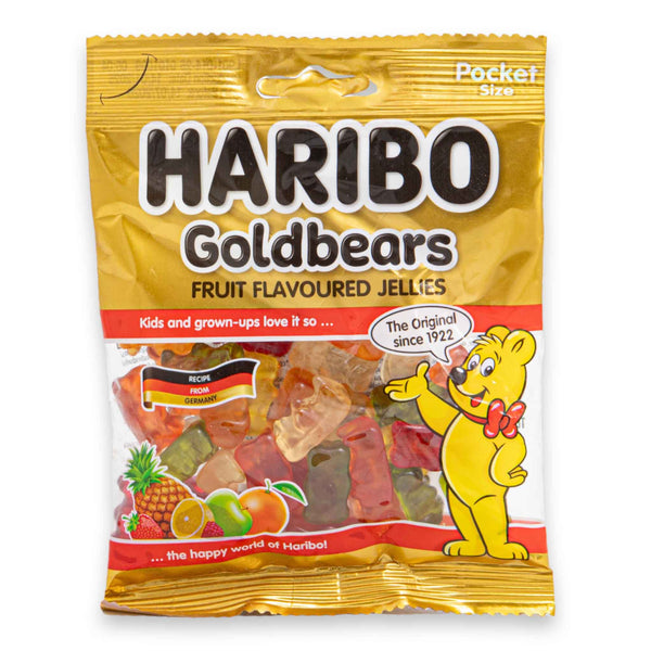 Goldbears Fruit Flavoured Jellies 80g | Classic German Recipe – Pocket Size