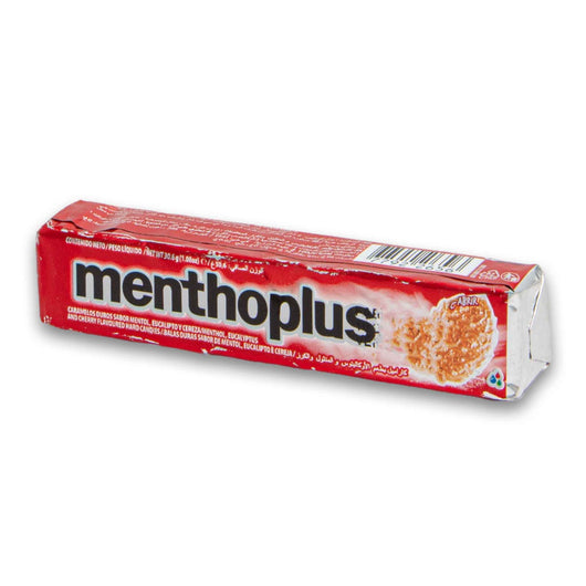 Menthoplus, Lozenges Cherry Menthol 30.6g | Fruity Menthol & Cherry Flavour – Refreshing Throat Relief Candy - Cosmetic Connection