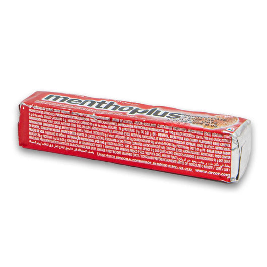 Menthoplus, Lozenges Cherry Menthol 30.6g | Fruity Menthol & Cherry Flavour – Refreshing Throat Relief Candy - Cosmetic Connection