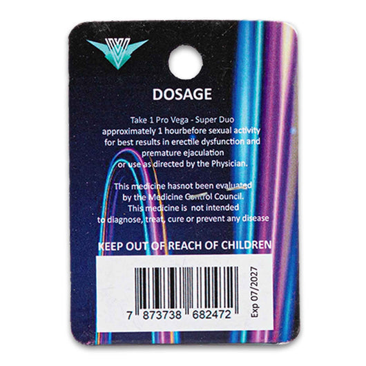 NSIY, Pro Vega Super Duo Sexual Enhancer Weekender 1 Tablet - Cosmetic Connection