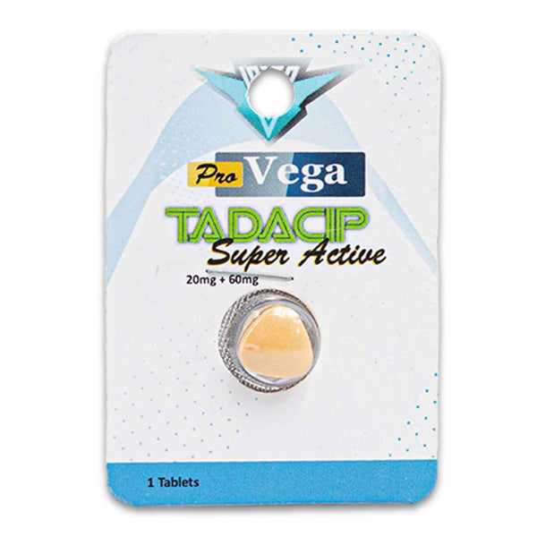 NSIY, Pro Vega Tadacip Sexual Enhancement Super Active 1 Tablet - Cosmetic Connection