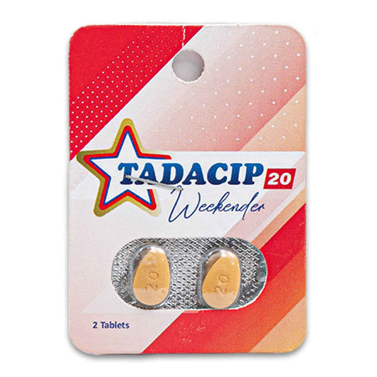 NSIY, Tadacip 20 Sexual Enhancement Weekender 2 Tablets - Cosmetic Connection