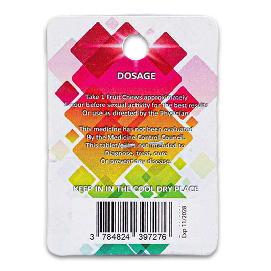 NSIY, Pro Vega Fruit Chews Sexual Enhancement 1 Tablet - Cosmetic Connection