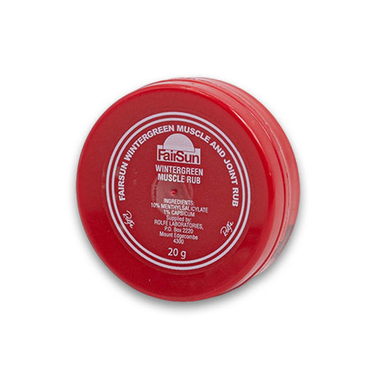 FairSun, Wintergeen Muscle and Joint Rub 20g - Cosmetic Connection