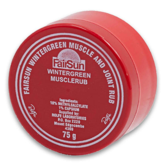 FairSun, Wintergeen Muscle and Joint Rub 75g - Cosmetic Connection
