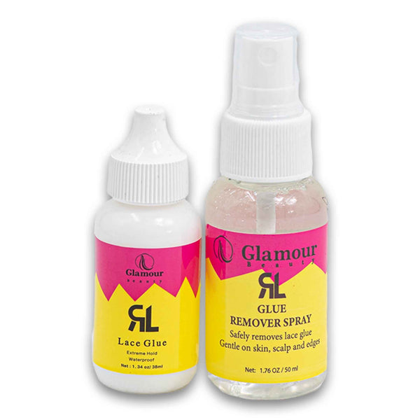 Glamour Beauty, RL Lace Glue Extreme Hold 38ml + RL Lace Glue Remover Spray 50ml - Cosmetic Connection